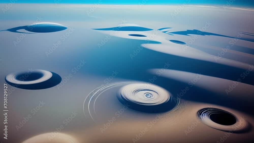 Atmospheric formation loopable background. AI generated Atmospheric formation loopable background. AI generated