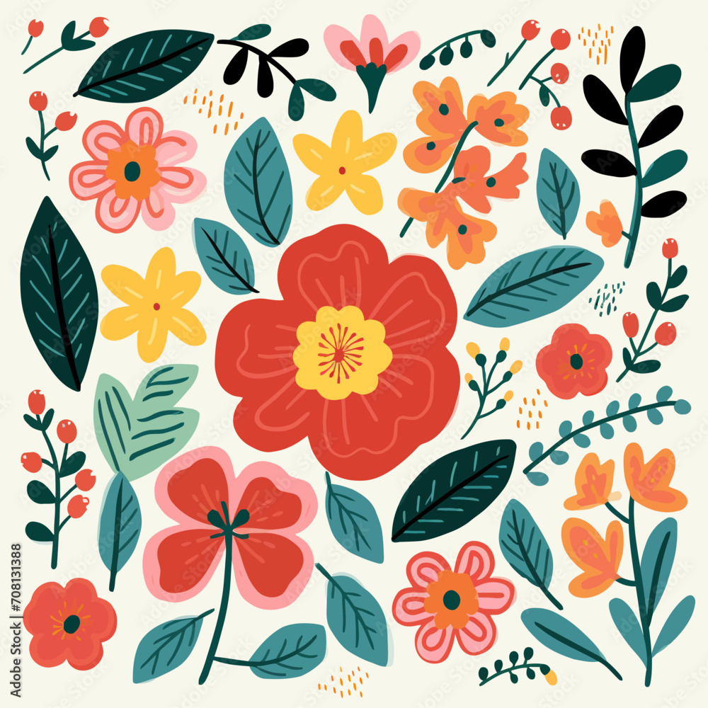 vector pretty girl with flower illustration sticker label vector pretty girl with flower illustration sticker label