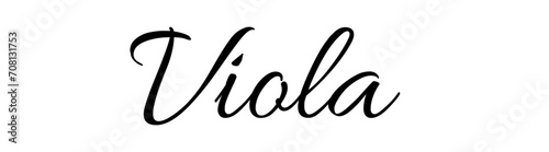 viola - black color - female name - ideal for websites, emails, presentations, greetings, banners, cards, books, t-shirt, sweatshirt, prints, cricut, silhouette,		

