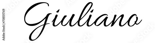 Giuliano - black color - - ideal for websites, emails, presentations, greetings, banners, cards, books, t-shirt, sweatshirt, prints, cricut, silhouette,		