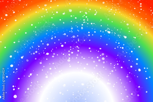 Abstract Colorful Rainbow Background Back to School  Gradient Waves Backdrop Texture Curve Wallpaper Education School Kindergarten Kid Christmas Easter Creative LGBTQ Pride Month Illustration Vector 
