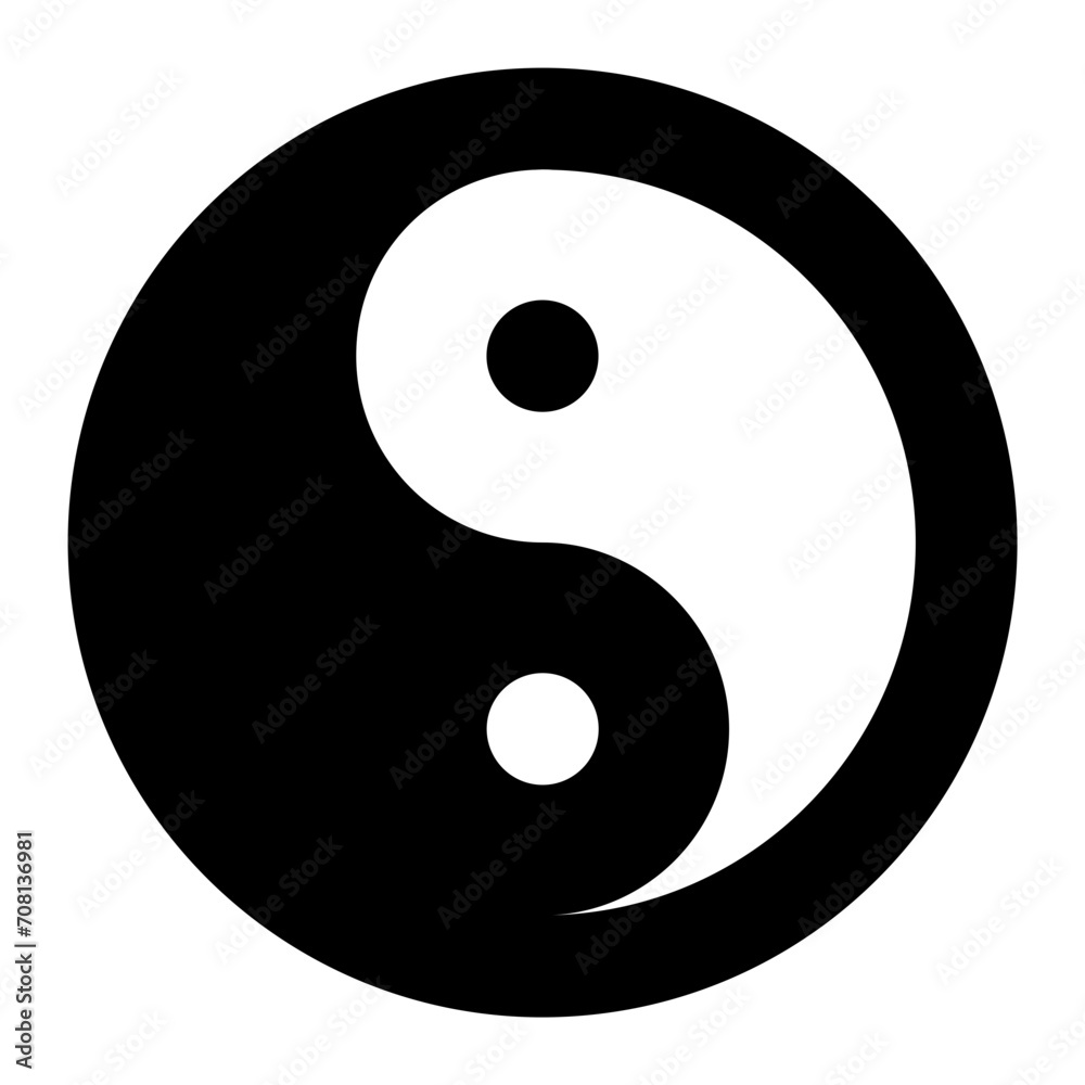 Yinyang symbol icon Yinyang symbol icon