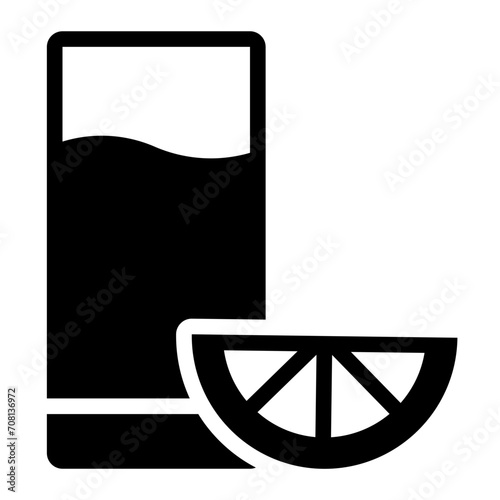 Vitamin C drink icon