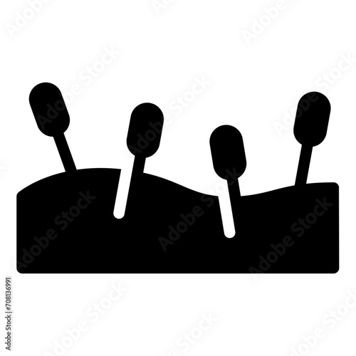Acupuncture alternative medicine icon