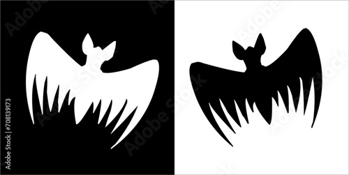  Illustration vector graphics of bat icon