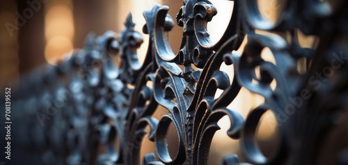 Ironwork railing textures for wallpaper or background 001 photo