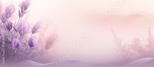 Flowers, lavander, rose beautiful Natural floral background feminine banner Sunny summer with sunlight and bokeh colourful purple, violet and pink colors copy space greeting card poster. © Ирина Батюк