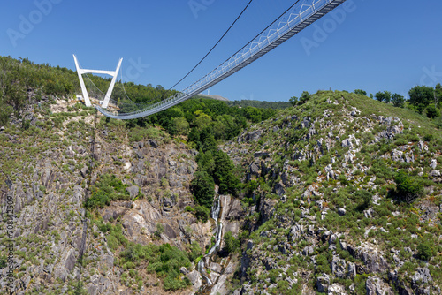 Arouca 516 suspension pedestrian bridge and Paiva walkways photo