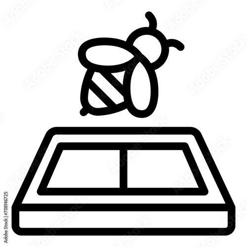 Fume Board for hive apiary icon