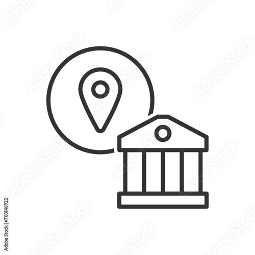 Bank Location Icon - Address Icon