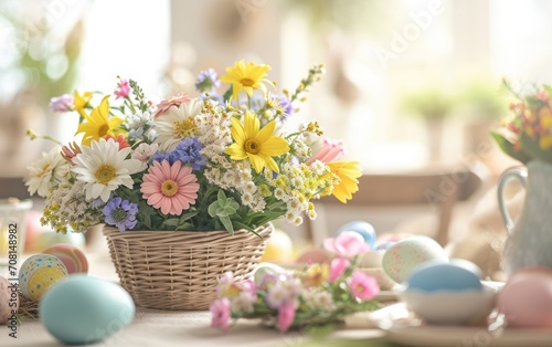 Beautifully arranged Easter...