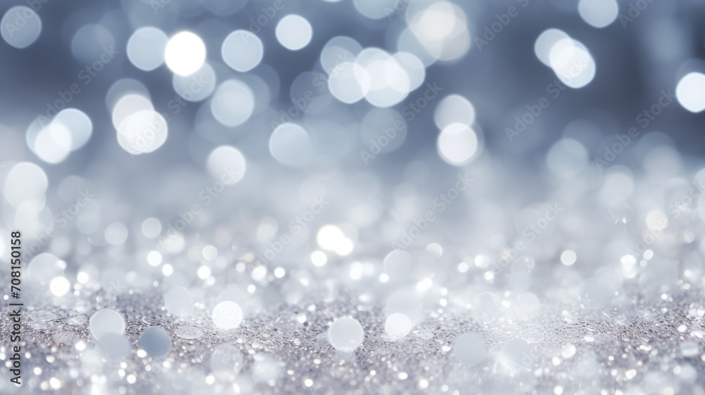 Silver Serenity Ethereal Glitter Whispers of Winter Diamond Dust Dreamscape Enchanting Elegance