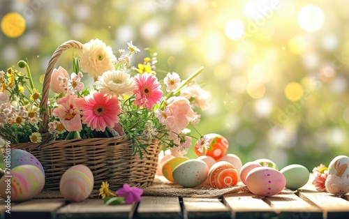 Beautifully arranged Easter...