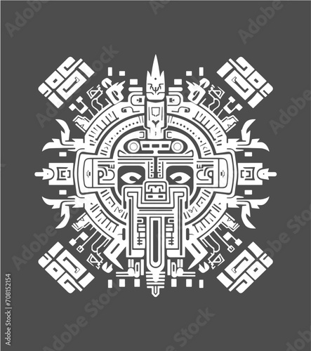 Aztec Tribal Vector