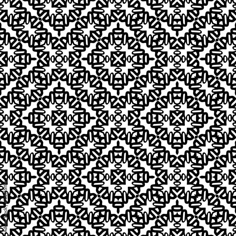 White background with black pattern. Seamless texture for fashion, textile design, on wall paper, wrapping paper, fabrics and home decor. Simple repeat pattern. White background with black pattern. Seamless texture for fashion, textile design, on wall paper, wrapping paper, fabrics and home decor. Simple repeat pattern.