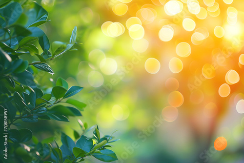 green leaves background