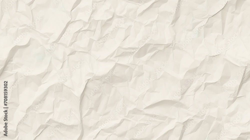 Obraz premium white crumpled paper background texture