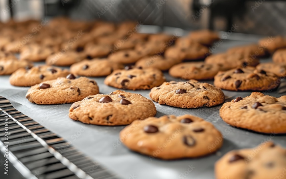 Producing cookies in the food industry