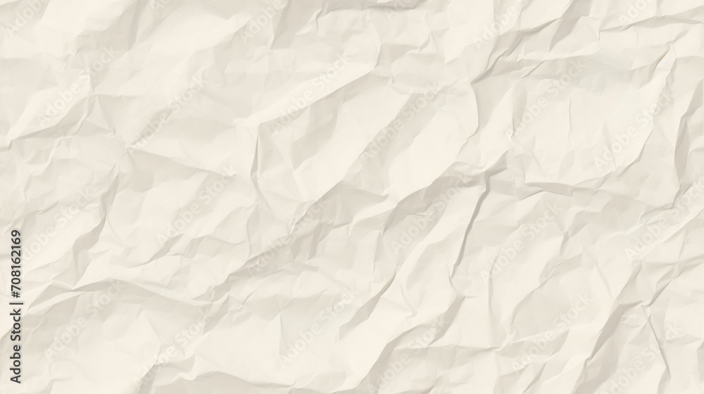 Fototapeta premium white crumpled paper background texture