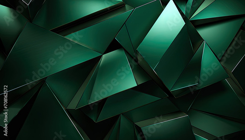 Abstract green metal texture background, 7:4