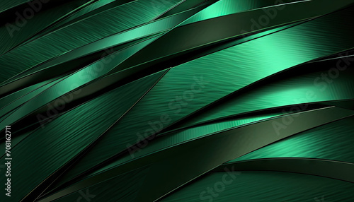 Abstract green metal texture background, 7:4