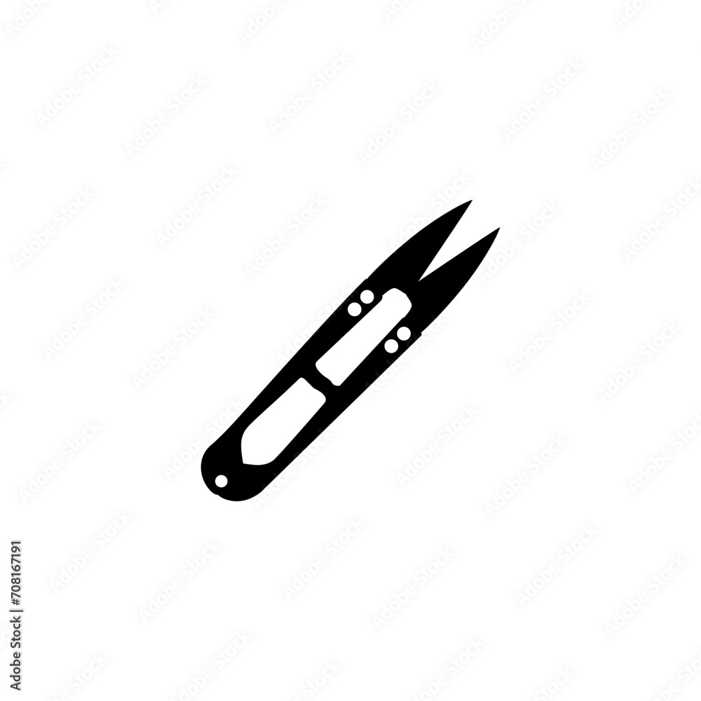 Scissors Silhouette, Flat Style, can use for Pictogram, Art Illustration, Website, Apps, Logo Type or Graphic Design Element. Vector Illustration Scissors Silhouette, Flat Style, can use for Pictogram, Art Illustration, Website, Apps, Logo Type or Graphic Design Element. Vector Illustration