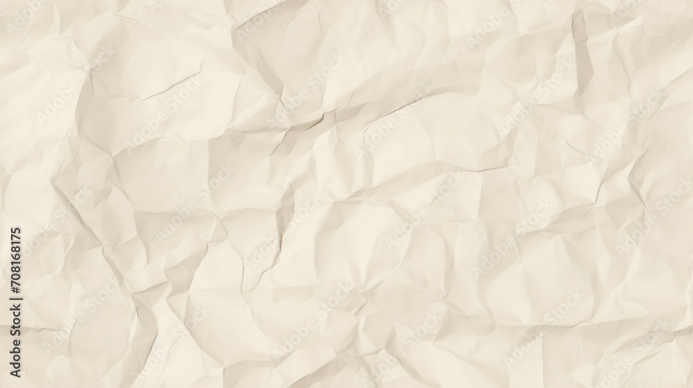 Obraz premium white crumpled paper background texture