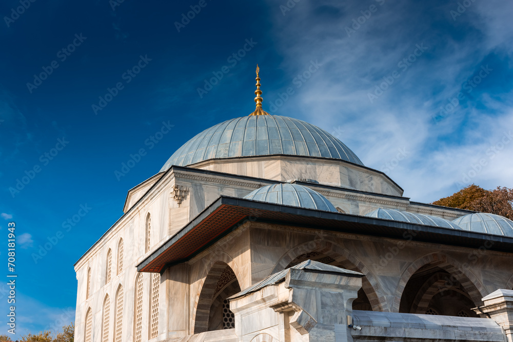 Dome of the baths of Sultanahmet Square, Istanbul,  Turkey
