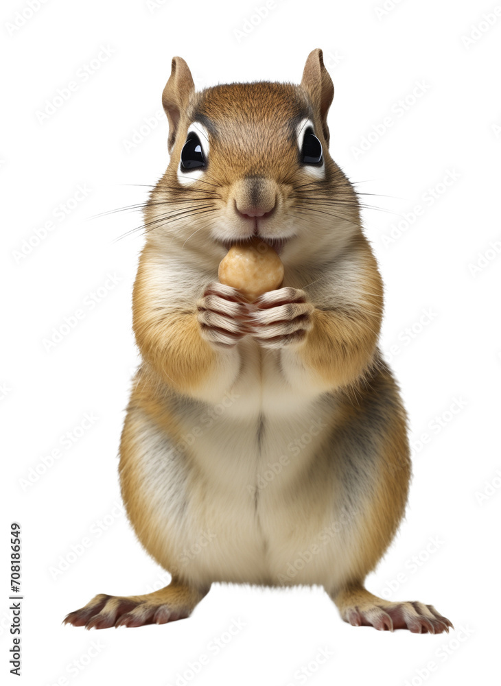 Chipmunk Eating Peanut Isolated on Transparent Background
Chipmunk Eating Peanut Isolated on Transparent Background