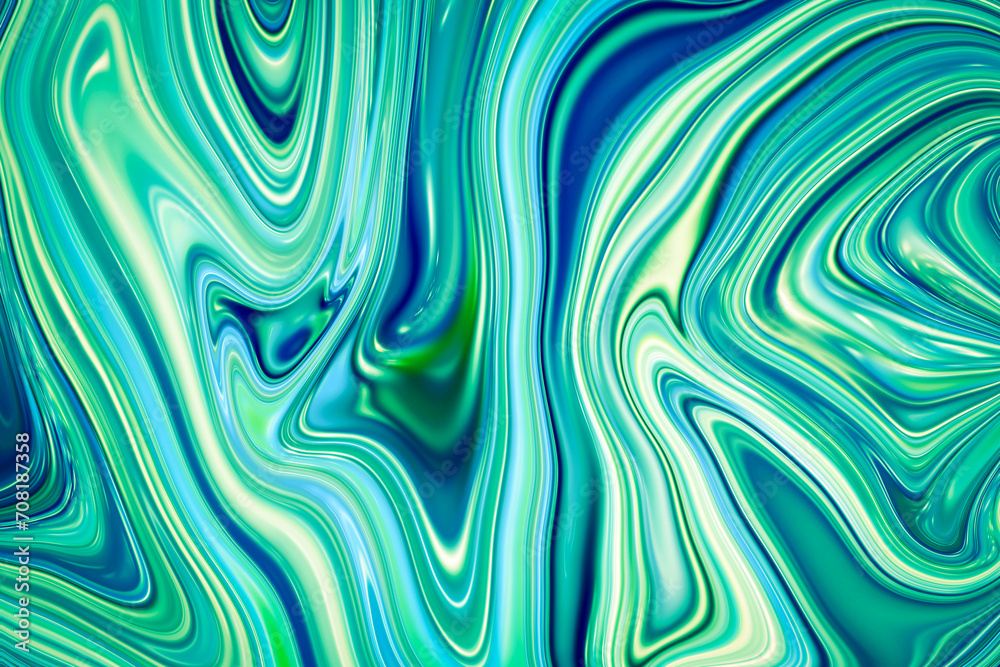abstract green marble illustration background, liquid ink surface wave design backdrop wallpaper. abstract green marble illustration background, liquid ink surface wave design backdrop wallpaper.