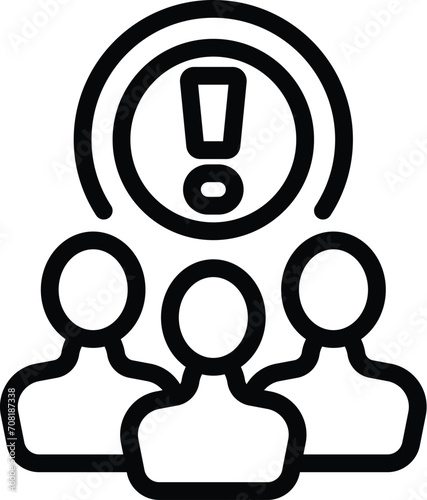 Social governance group icon outline vector. Finance money. Ecology problem solve