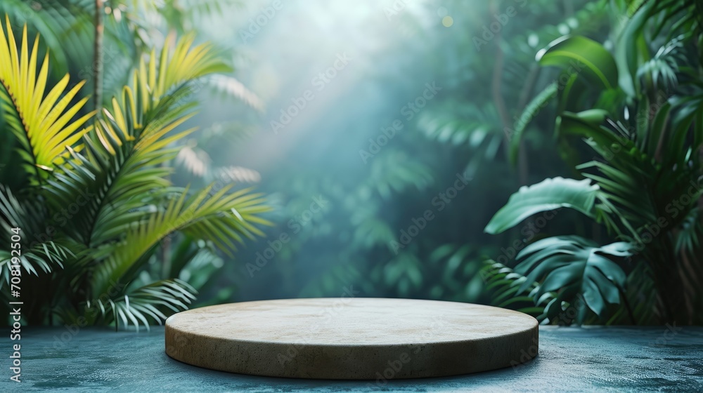 Podium in the background. Studio podium for product advertising. Stage stand. Blank podium. Display platform Podium in the background. Studio podium for product advertising. Stage stand. Blank podium. Display platform