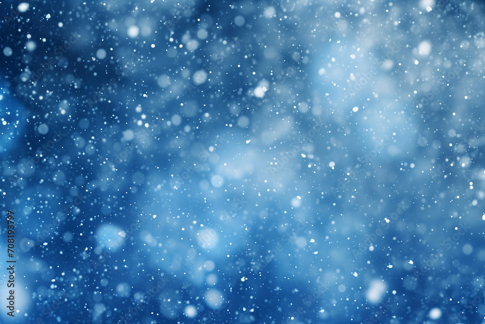 Obraz premium 雪の背景、グラデーション、夜、冬