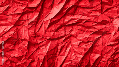 Wallpaper Mural Wrinkled red paper texture - Generative AI Torontodigital.ca