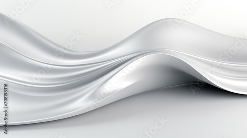 Abstract silver vibrant texture. Color flow design. white abstract gradient. Liquid waves for music poster, cover, banner, placard, flyer, presentation. 3D render 
