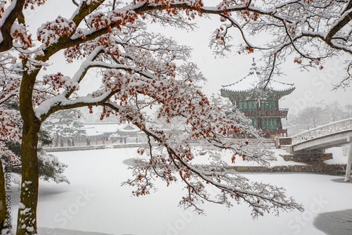 경복궁 설경