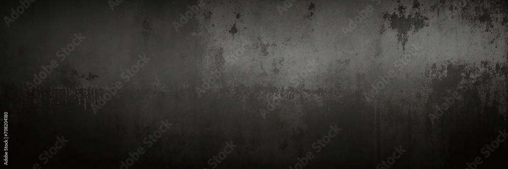 Fototapeta premium 黒い幾何学的な抽象的な背景は、斜線の装飾を持つ暗い空間にレイヤーを重ねます。バナー、チラシ、カード、パンフレットの表紙、ランディング ページ用のモダンなグラフィック デザイン要素のストライプ スタイル