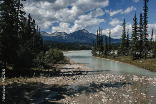 river in the mountains
