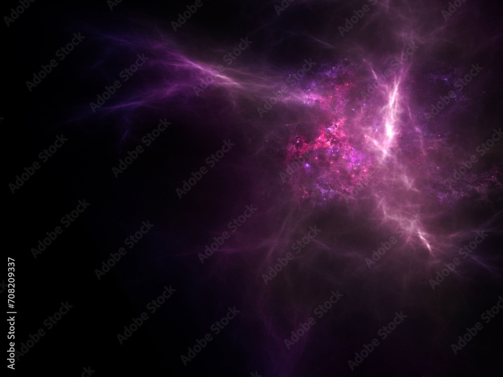 Obraz premium science fiction wallpaper. Beauty of deep space. Colorful graphics for background, like water waves, clouds, night sky, universe, galaxy, Planets,