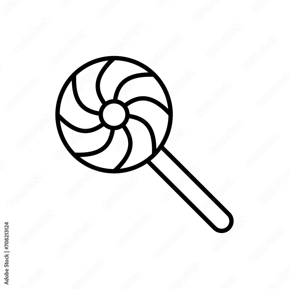 Lollipop outline icons, minimalist vector illustration ,simple transparent graphic element .Isolated on white background Lollipop outline icons, minimalist vector illustration ,simple transparent graphic element .Isolated on white background