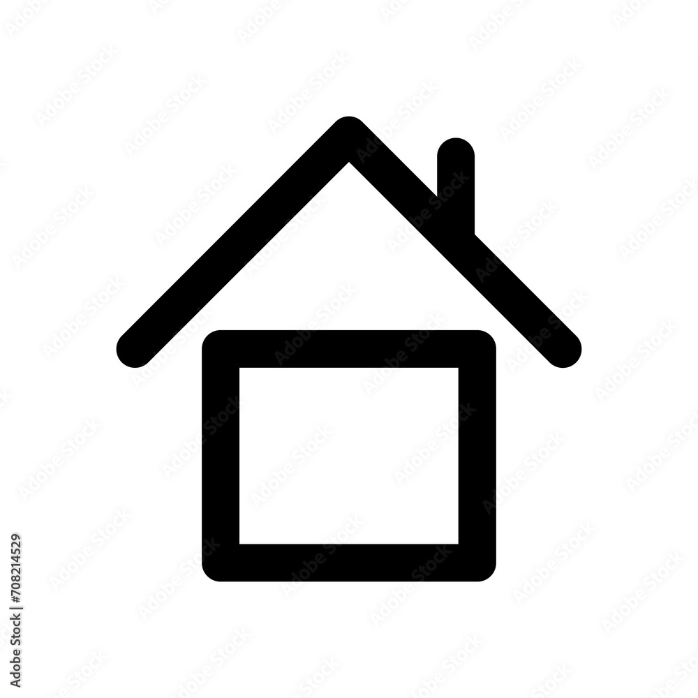 Home icon line vector. House logo illustration isolated on white background. Home icon line vector. House logo illustration isolated on white background.