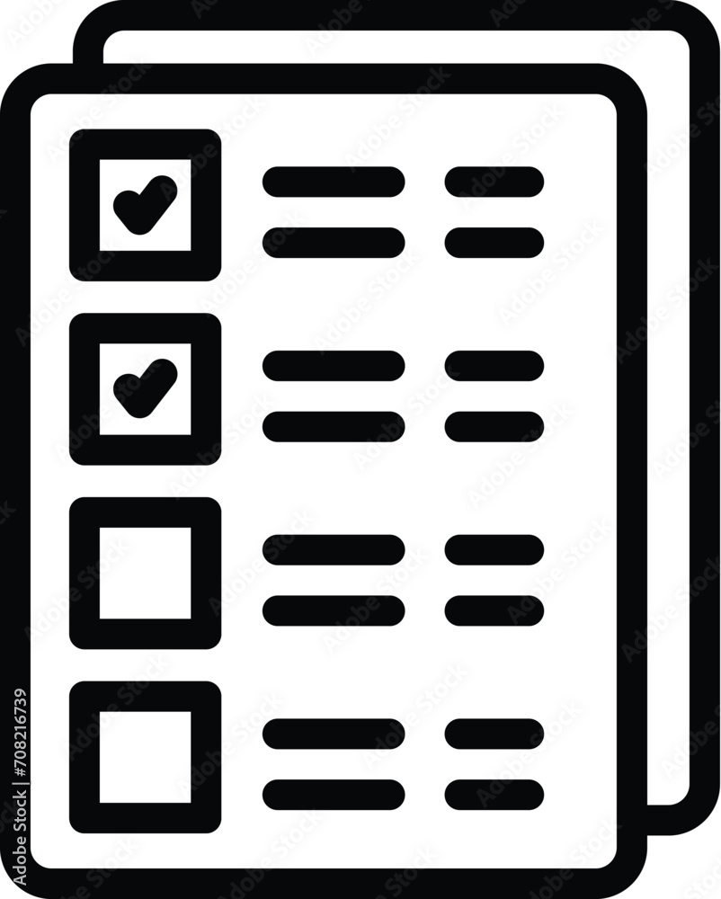 To do list icon outline vector. Clean apartment. Children task To do list icon outline vector. Clean apartment. Children task