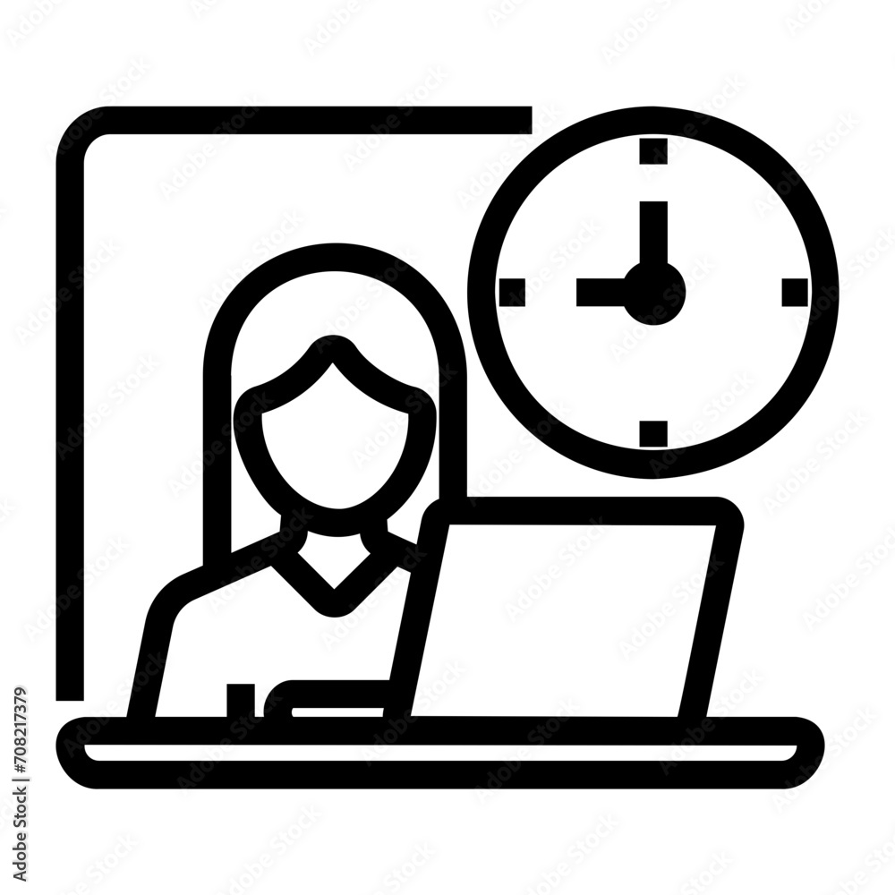 Fototapeta premium freelance icon