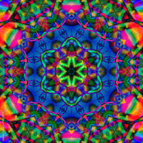 psychedelic background.bright colorful patterns. background screensaver..Magic graphics. © Sergei