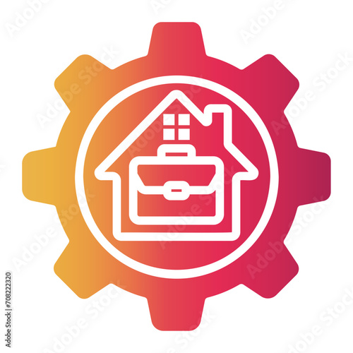 work from home icon