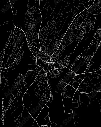 Fredrikstad Norway Map, Detailed Dark Map of Fredrikstad Norway