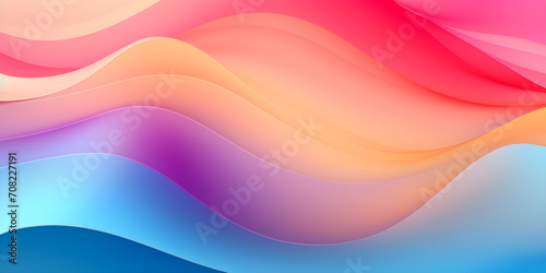 Beautiful abstract wave candy colours background. Graphic modern art. Digital fantasy effect © sam