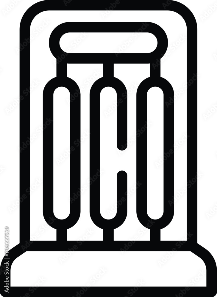 Clean instrument uv lamp icon outline vector. Virus medical. Bulb bacterium Clean instrument uv lamp icon outline vector. Virus medical. Bulb bacterium