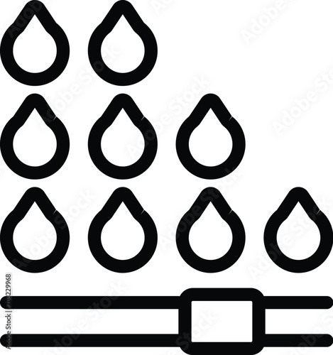 More control adult diaper icon outline vector. Sanitary pad. Mattress female
