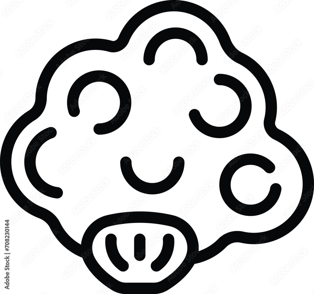 Cotton adult diaper icon outline vector. Mature napkin. Textile elderly Cotton adult diaper icon outline vector. Mature napkin. Textile elderly